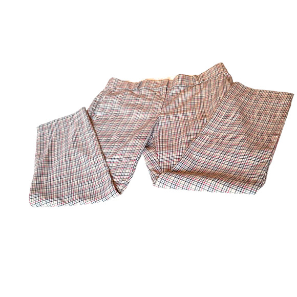LOFT - Women's Slim Fit Plaid Ankle Trouser Pants, Size 10, multi-color - Picture 10 of 10